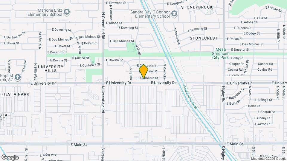 4651 E Caballero St, Unit 1 Map and Location Details