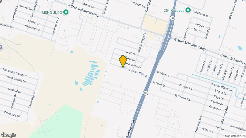 1310 Powder River Dr Map and Location Details