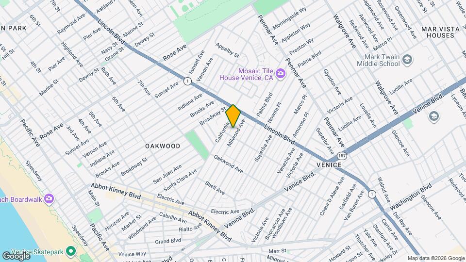 913 Milwood Ave Mapa y Detalles de la Ubicación