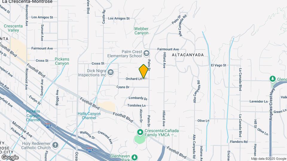 1920 Orchard Ln Map and Location Details