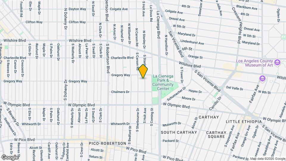 819 S Holt Ave Map and Location Details