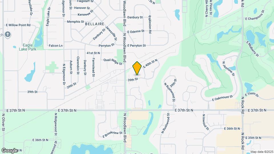 6534 E 39th Ct N Map and Location Details
