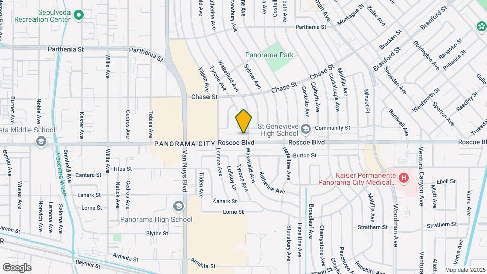 14239 Roscoe Blvd Map and Location Details