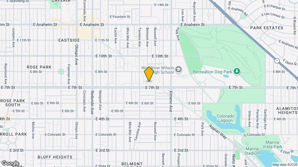 720 Belmont Ave Map and Location Details