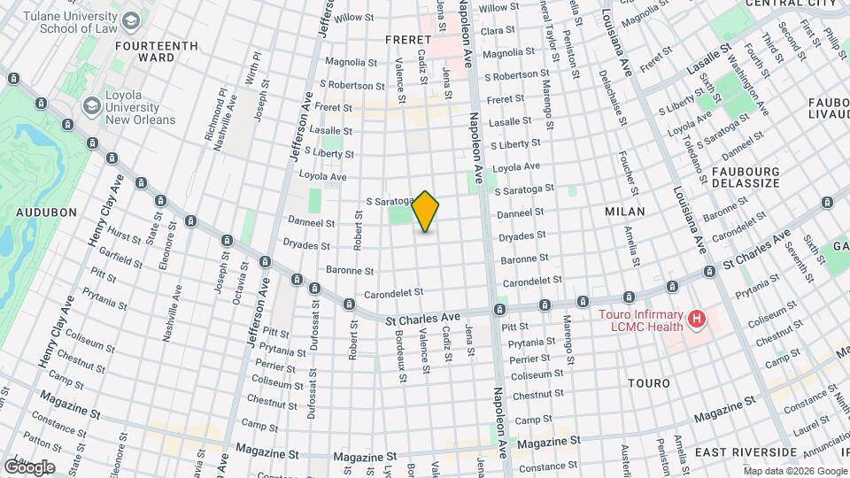 4623 Dryades St Mapa y Detalles de la Ubicación