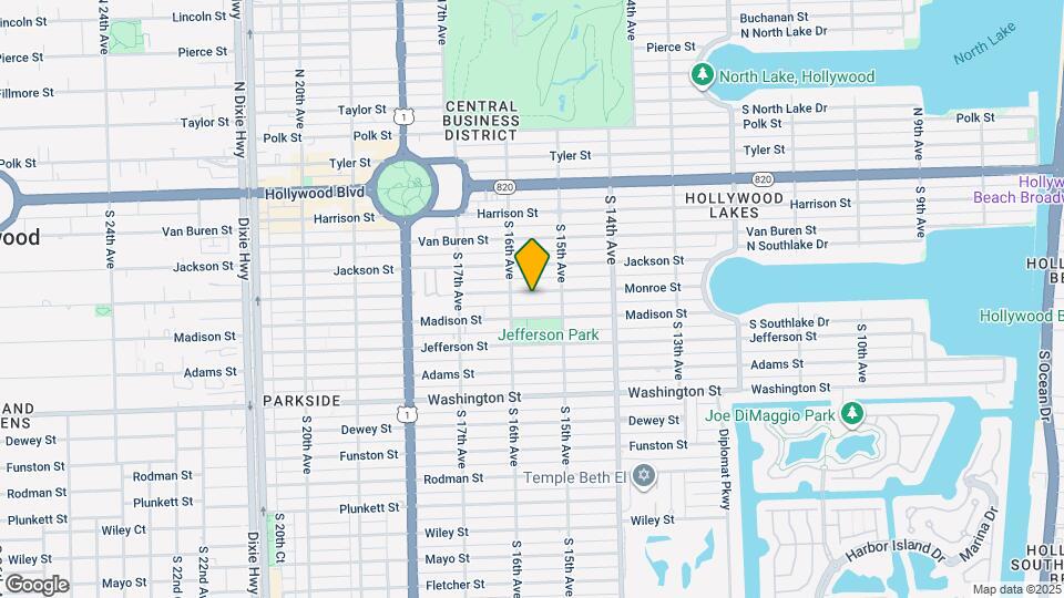 1534 Monroe St Map and Location Details