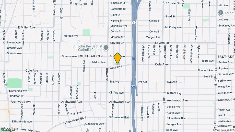 561 Cole Ave Map and Location Details