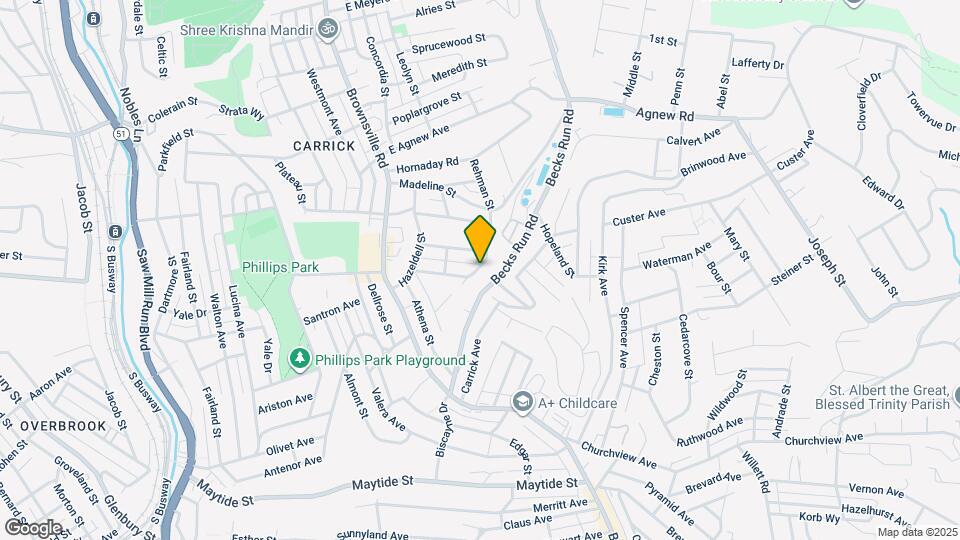 212 Nuzum Ave Mapa y Detalles de la Ubicación