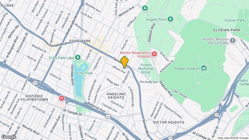 1425 Allison Ave, Unit 1425 Mapa y Detalles de la Ubicación