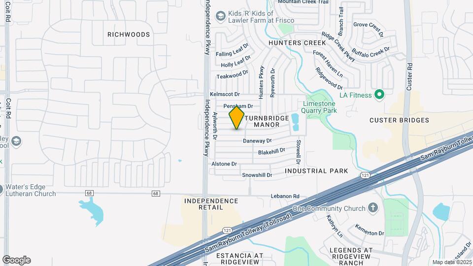 14715 Turnbridge Dr Map and Location Details