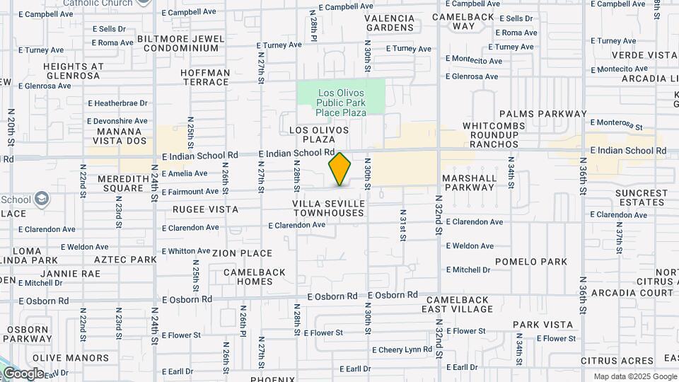 2915 E Fairmount Ave Map and Location Details