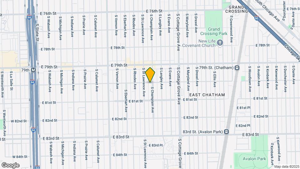 625 E 80th St-Unit -3 Mapa y Detalles de la Ubicación