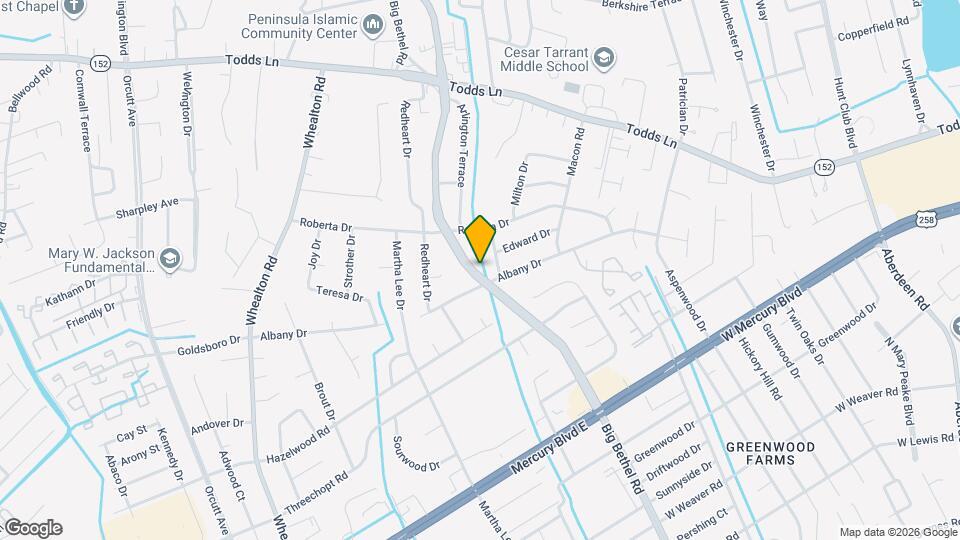 604 Big Bethel Rd Map and Location Details