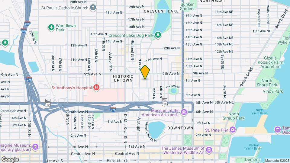 734 Grove St N Map and Location Details