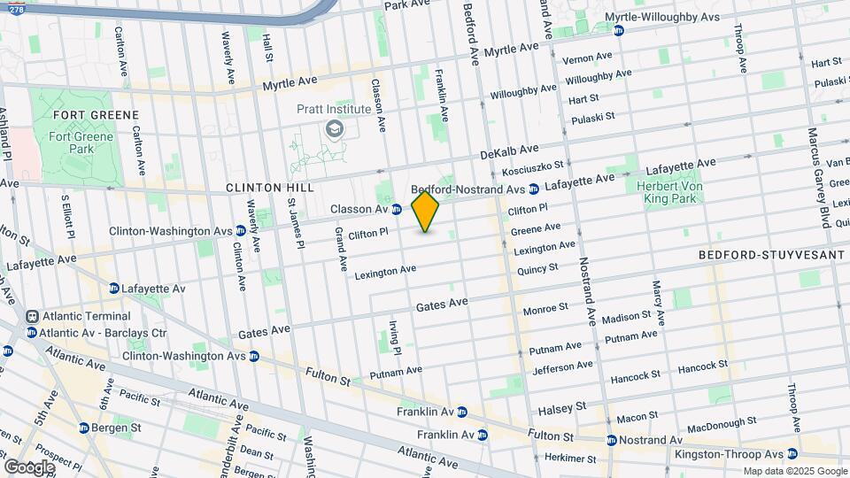 317-325 Greene Ave Mapa y Detalles de la Ubicación