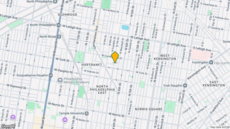 2415 N 7th St, Unit A Map and Location Details