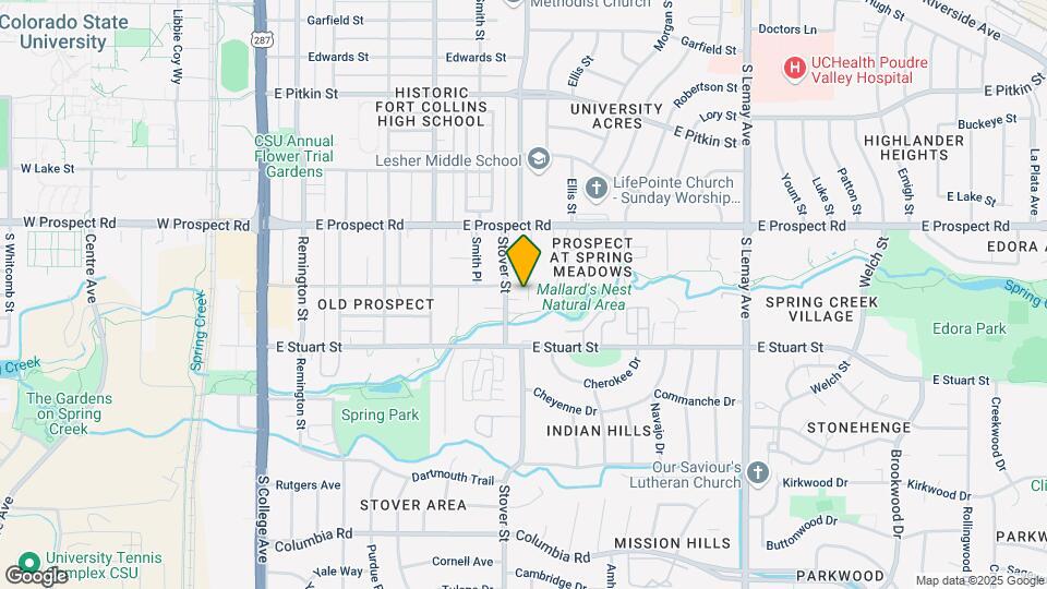 715 Parker St Map and Location Details