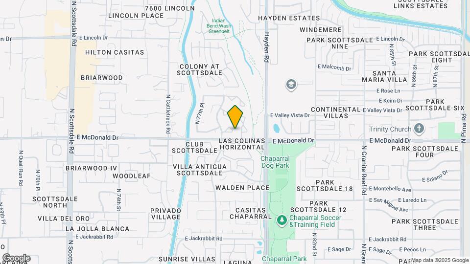 7839 E Rovey Ave Map and Location Details