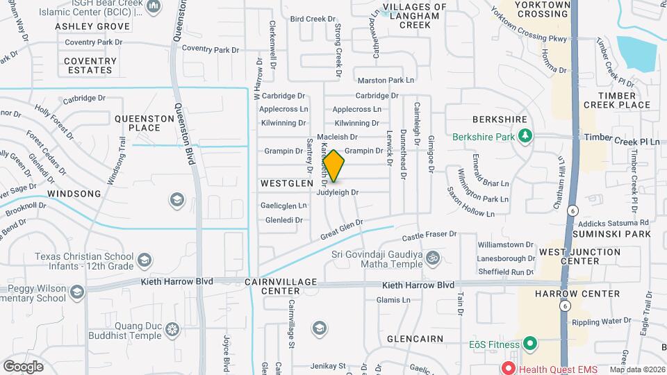 16926 Judyleigh Dr Map and Location Details