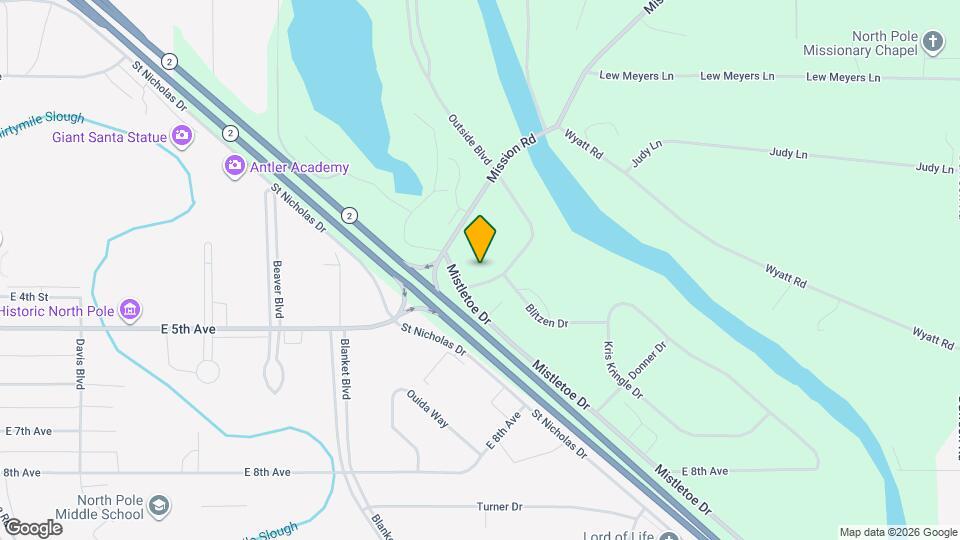 2571 Old Mission Rd Map and Location Details