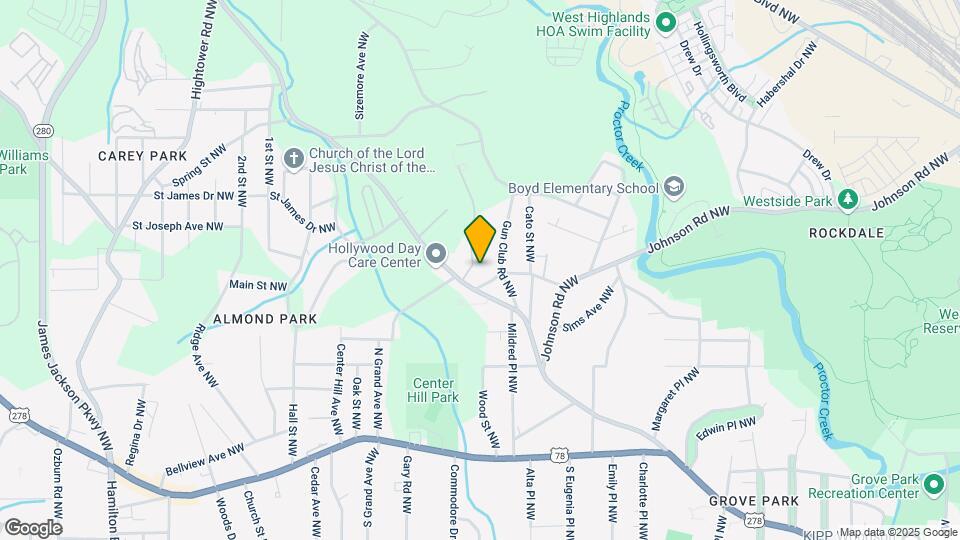 2145 Hollywood Dr NW Map and Location Details