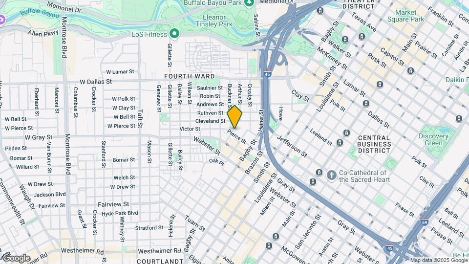 Pierce Street Midtown Flats Mapa y Detalles de la Ubicación