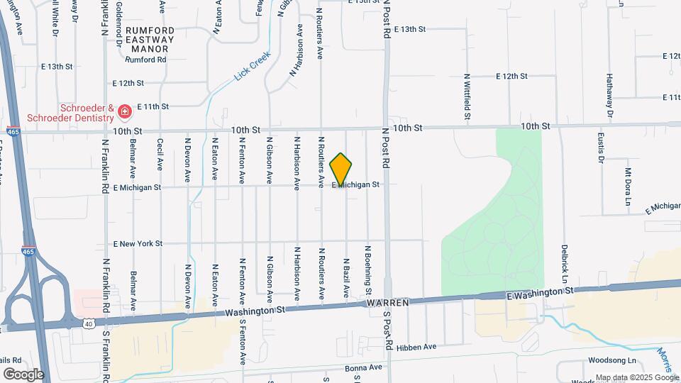 370 N Bazil Ave Map and Location Details