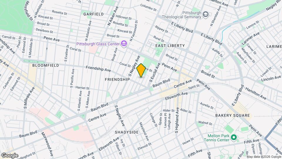 244 S St Clair St, Unit 3 Map and Location Details