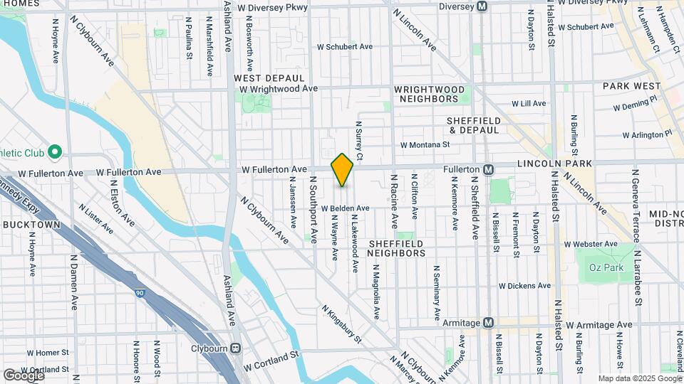 2335 N Wayne Ave Map and Location Details