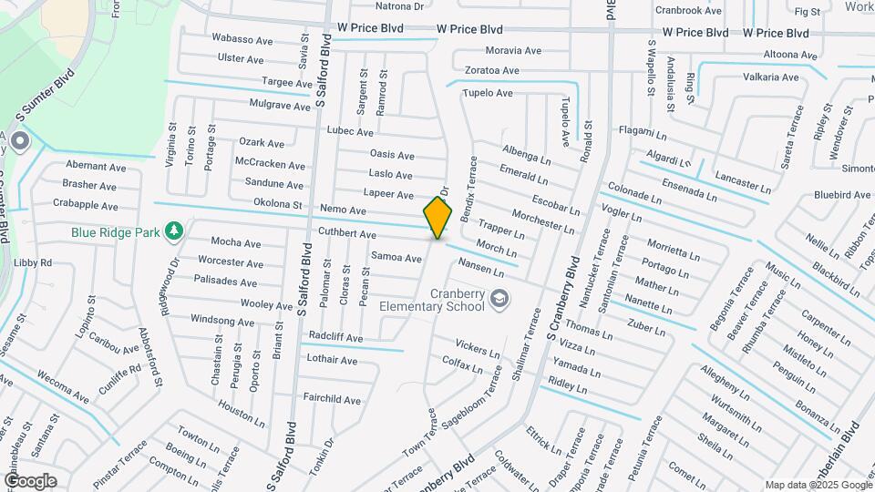 2044 Nimbus Dr Map and Location Details