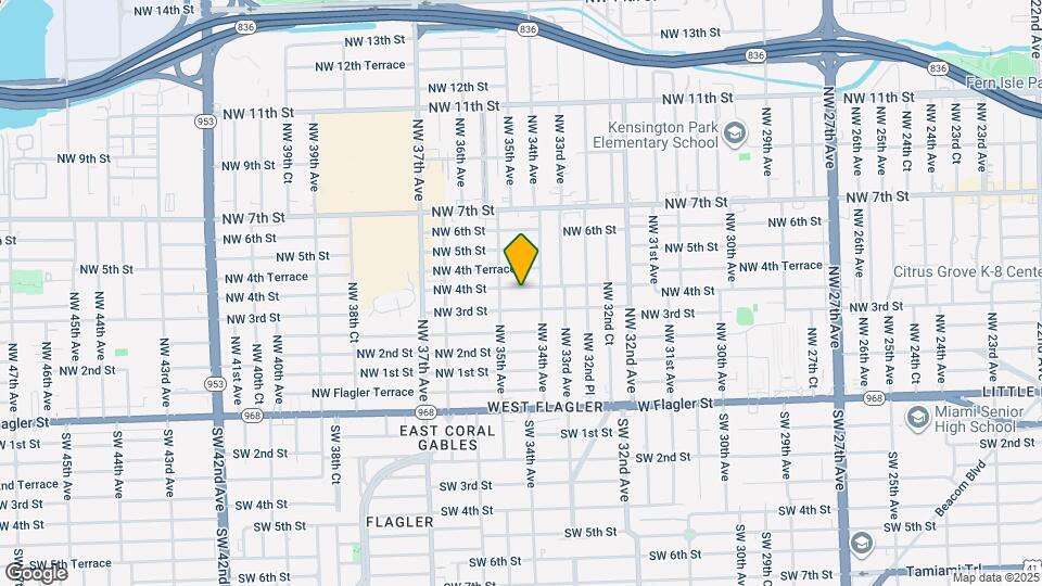 3438 NW 4th St Map and Location Details