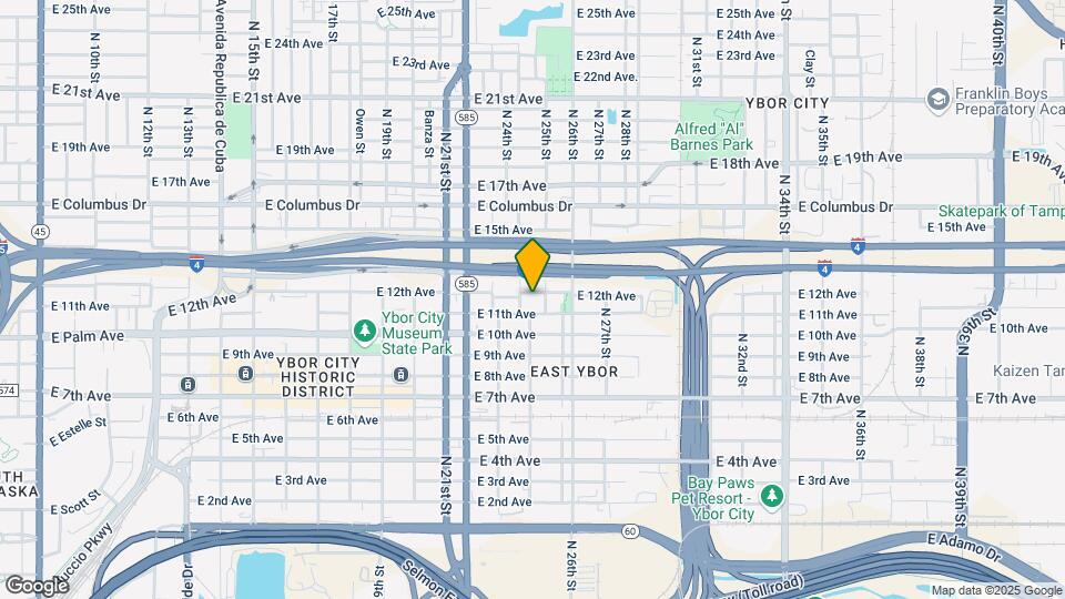 2407 E 12th Ave Mapa y Detalles de la Ubicación
