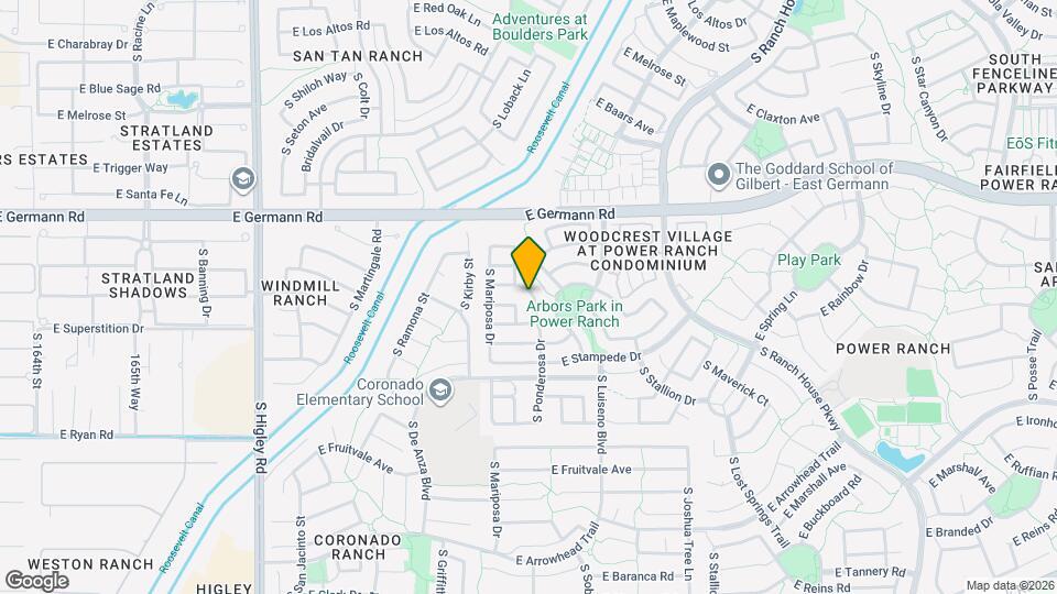 4162 S Ponderosa Dr Mapa y Detalles de la Ubicación