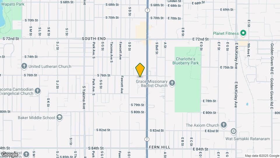 7605 S C St Map and Location Details