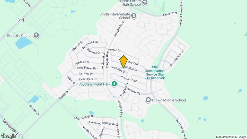 2106 Rose May Dr Map and Location Details