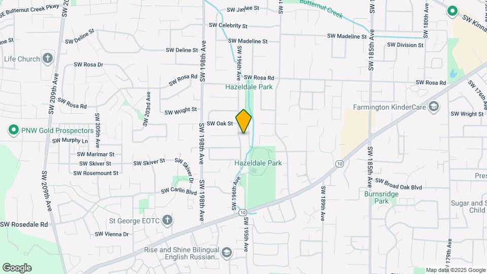 6160 SW 196th Ave Map and Location Details