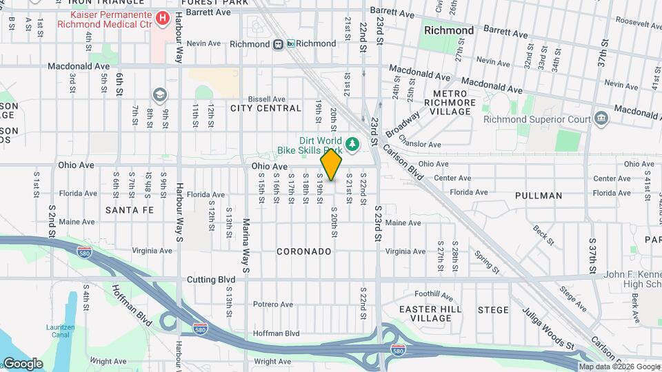 153-155 S 20th St Map and Location Details