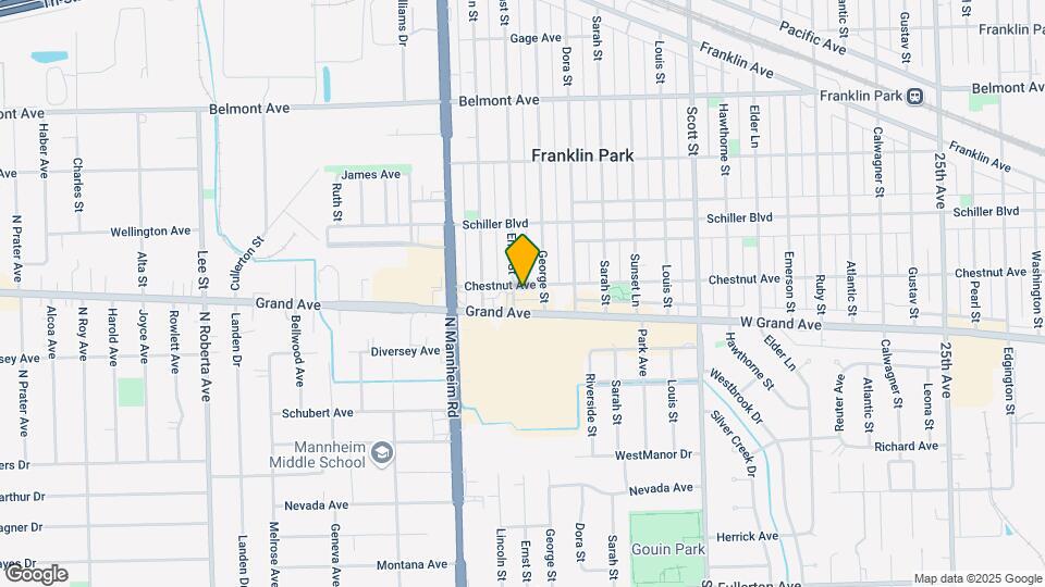10237 Chestnut Ave Map and Location Details