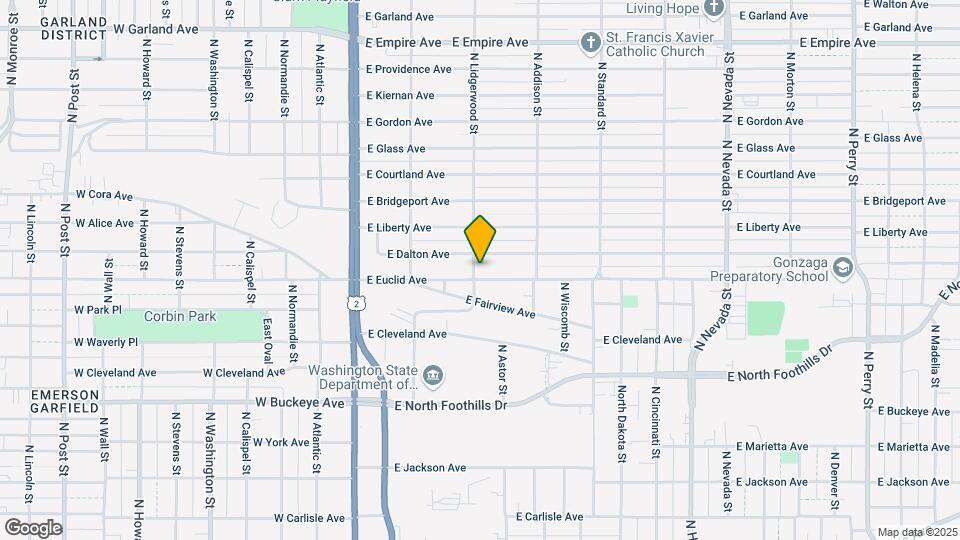 3104 N Lidgerwood St Mapa y Detalles de la Ubicación