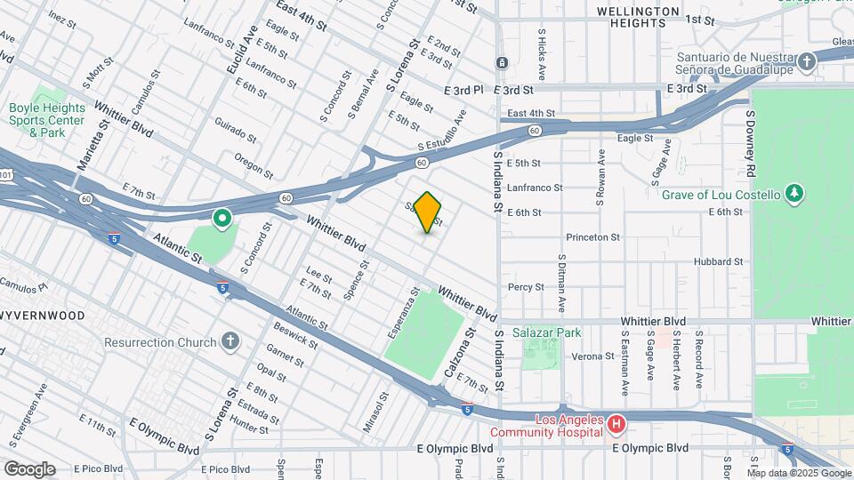 3559 Percy St Map and Location Details