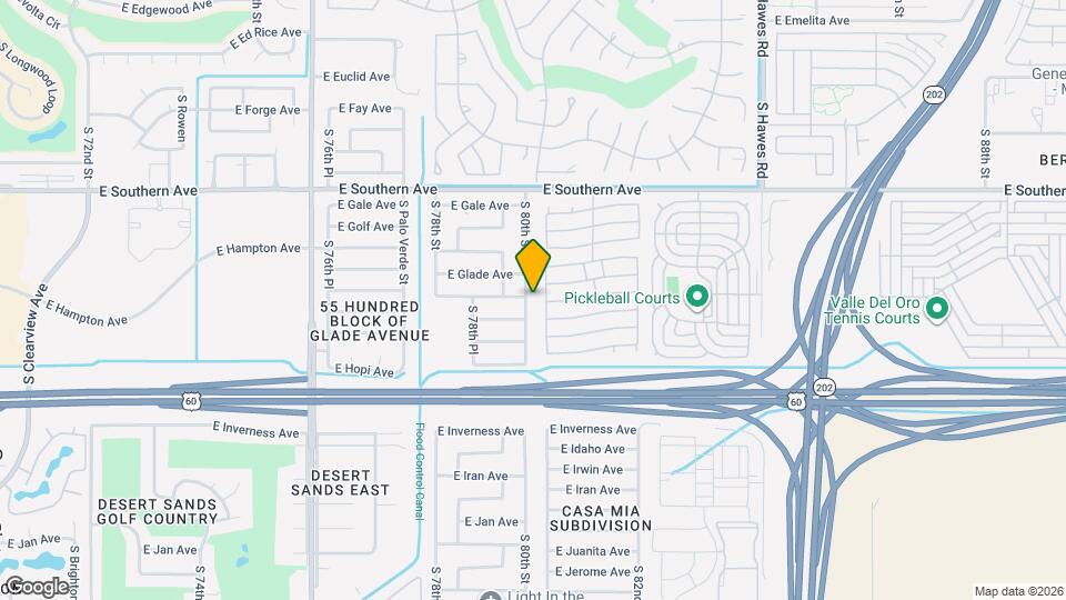 1355 S 80th St Map and Location Details