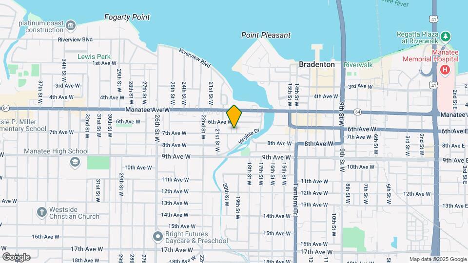 624 19th St W Map and Location Details