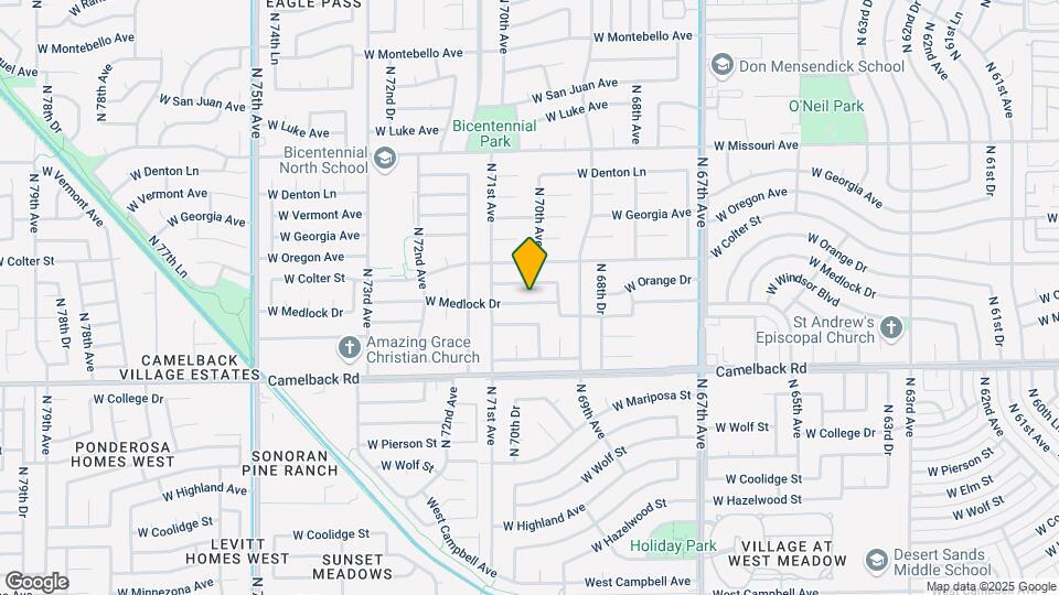 7010 W Medlock Dr Map and Location Details
