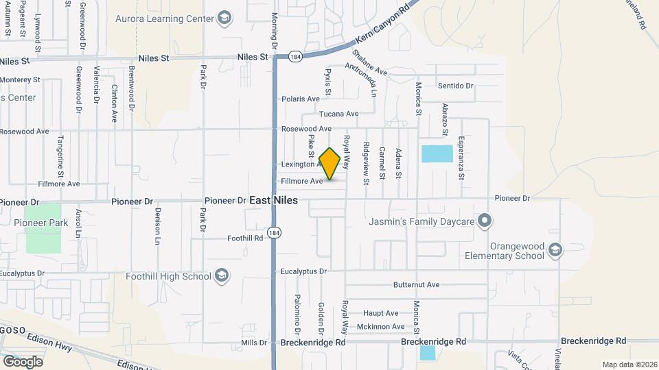 8325 Fillmore Ave Map and Location Details