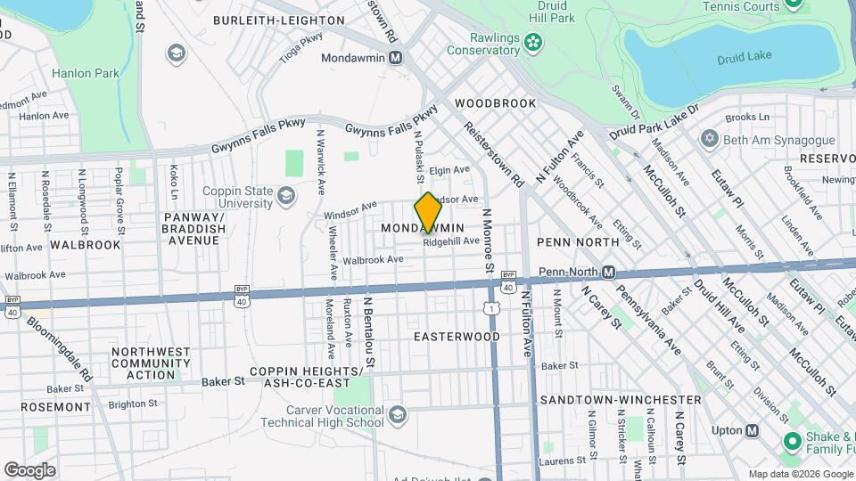 2013 N Pulaski St Map and Location Details