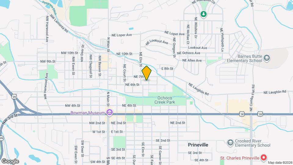 615 NE Fairview St Map and Location Details