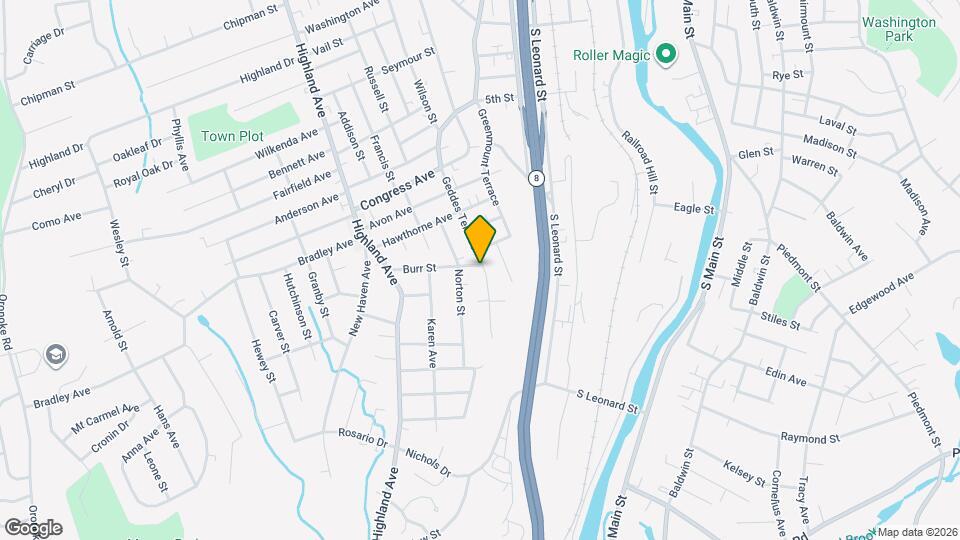 124 Geddes Terrace Map and Location Details