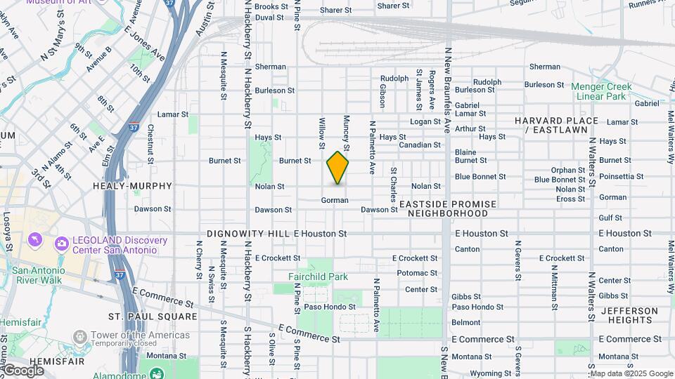1022 Nolan St Mapa y Detalles de la Ubicación