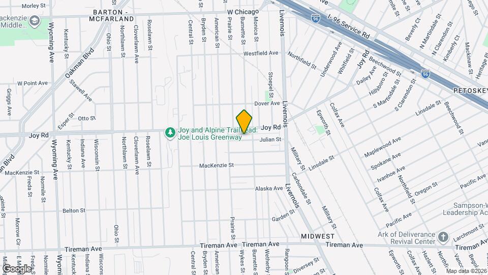 7130 Julian St Map and Location Details