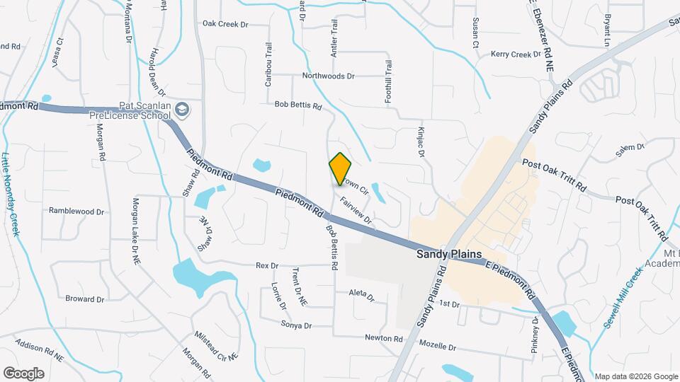 1643 Fairview Dr Map and Location Details